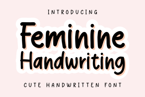 Download Feminine Handwriting - Feminine Collection